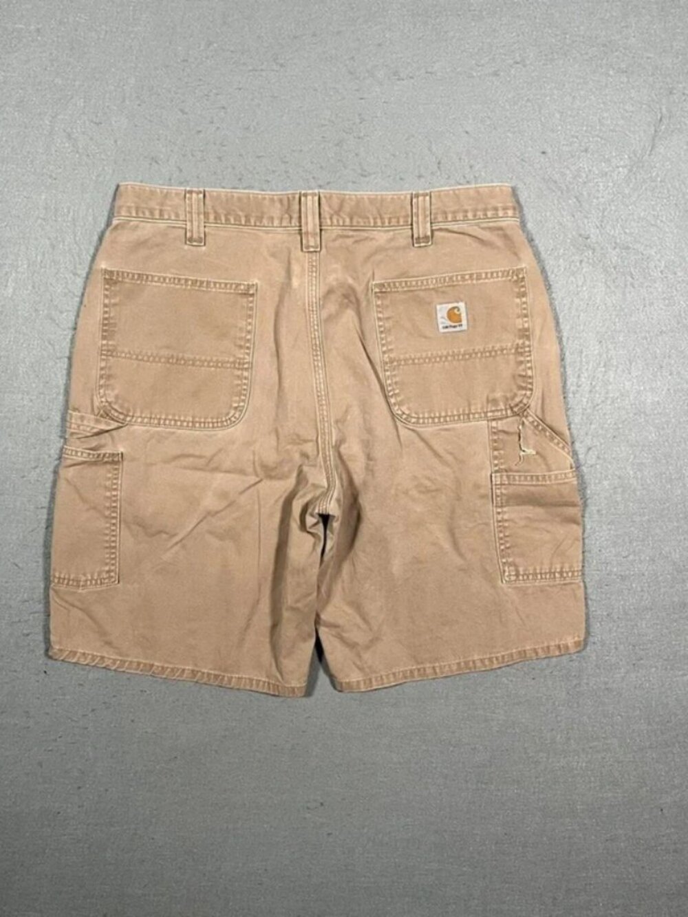 Carhartt Light Brown Carpenter Shorts Workwear W36 I10